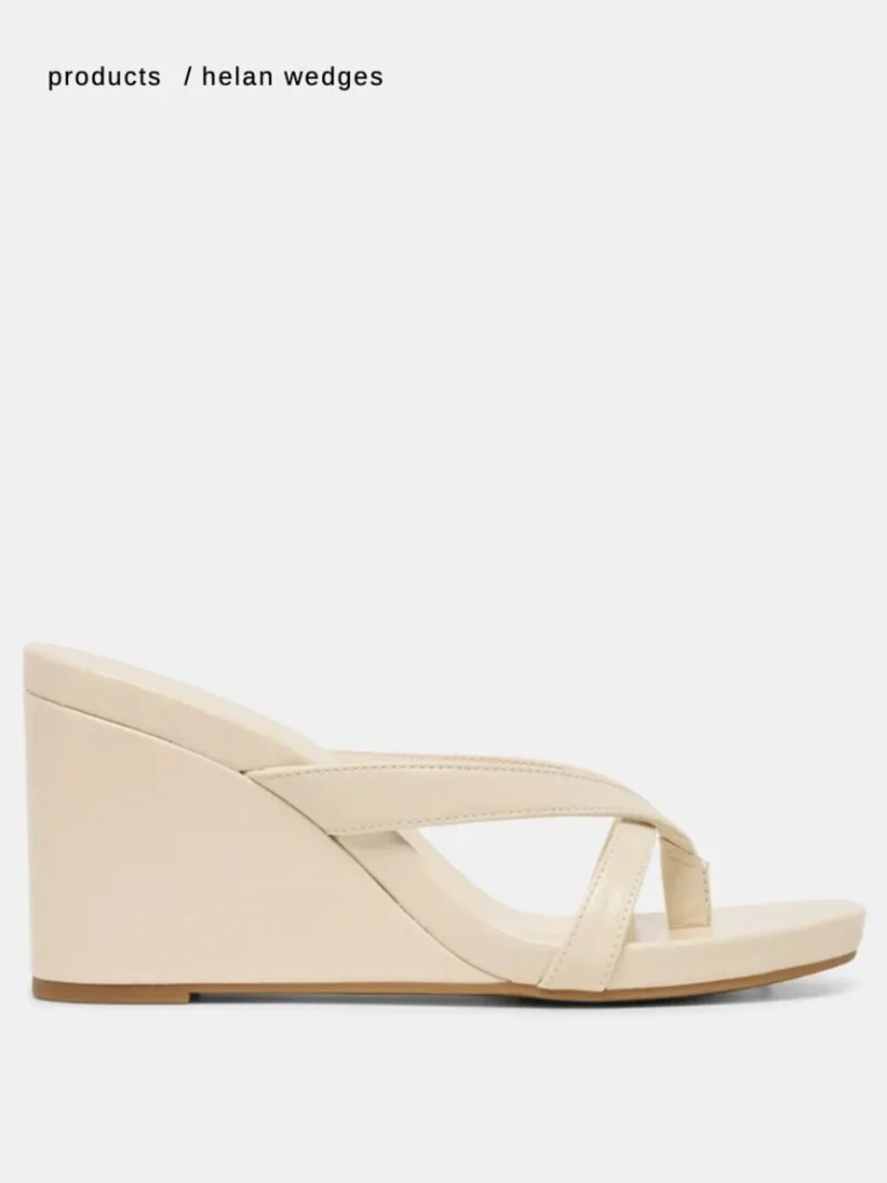 Helan Wedges Bone Leather | Dolce Vita